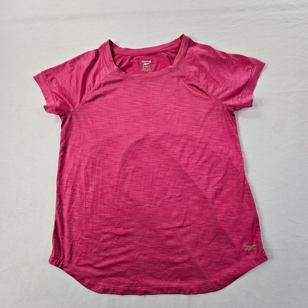 Reebok Pink Short Sleeve Performance T-Shirt Women's S